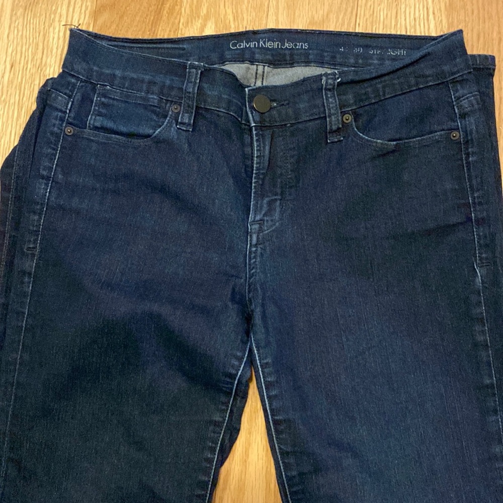 Calvin Klein Jeans, dark wash straight leg